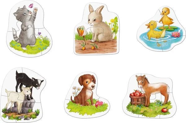 HABA - 6 erste Puzzles - Tierkinder - Haba