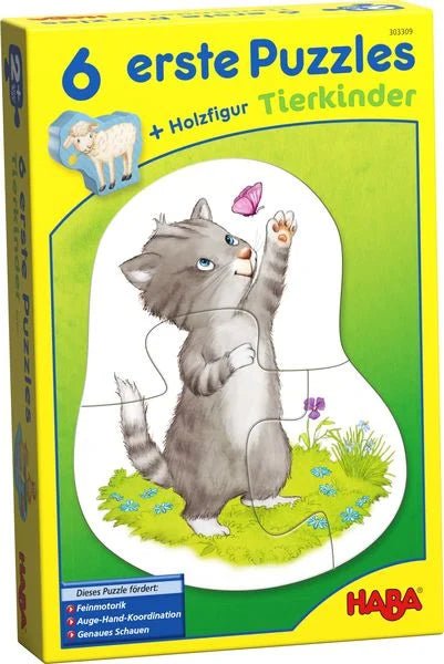 HABA - 6 erste Puzzles - Tierkinder - Haba