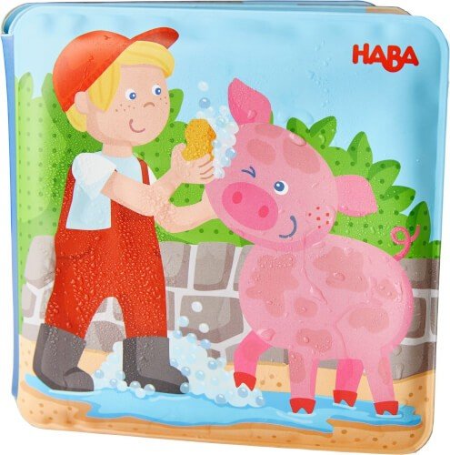 HABA Badebuch – Waschtag bei Schwein & Kuh - Haba