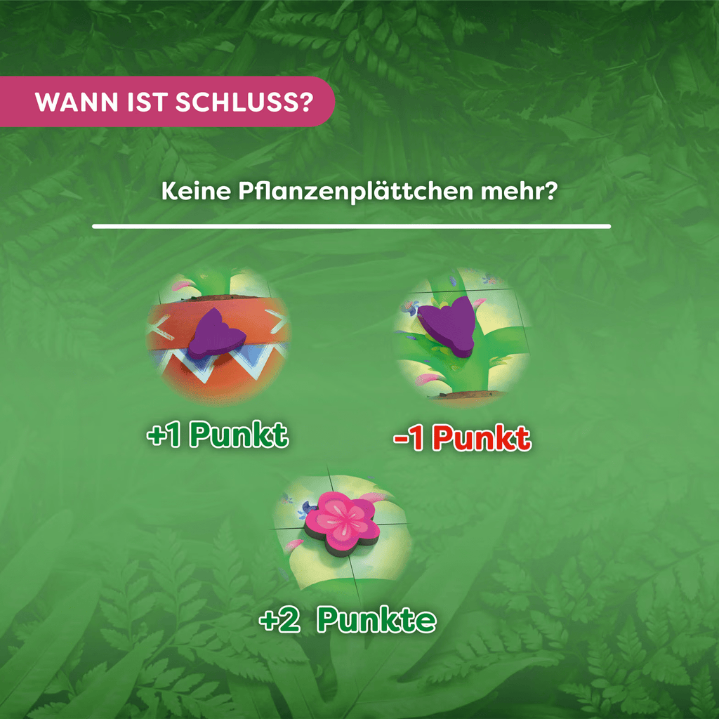 Nahaufnahme der Fliegen und Pflanzenplättchen aus HABA Carni Flora
