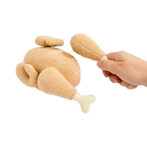 Zerlegbares Stoffhähnchen von HABA mit Bräter perfekt für Kinderküchen und kreative Kochideen
