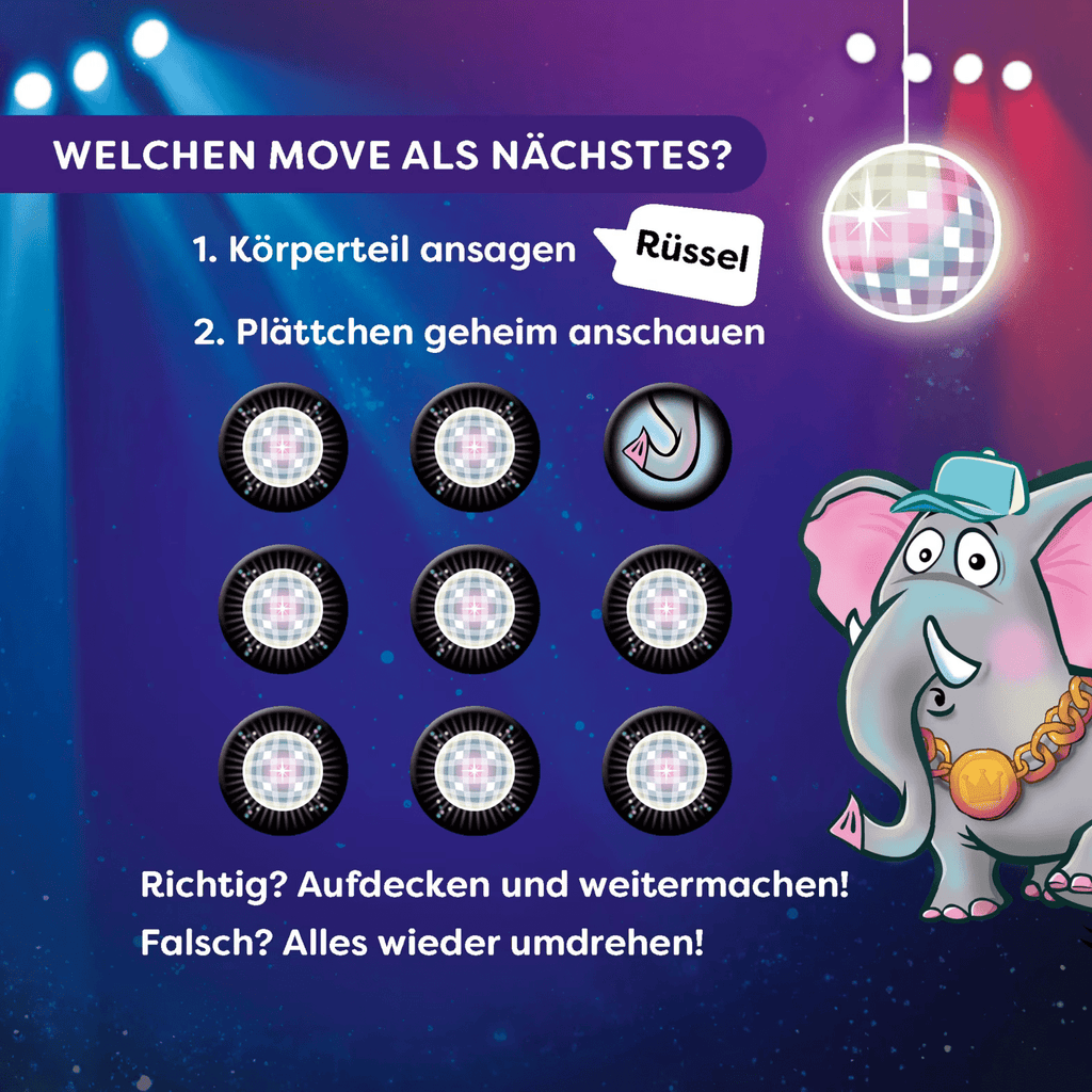 Funkyfant Spiel HABA für 2 bis 4 Spieler ab 6 Jahren
