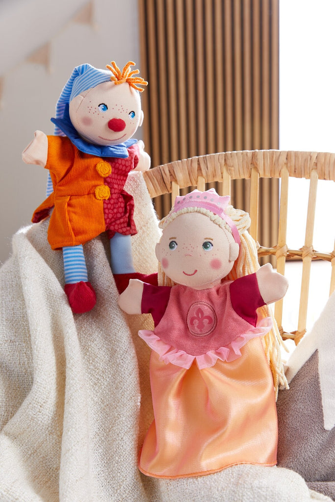 Kasper Handpuppe für Kinderhände ab 18 Monaten
