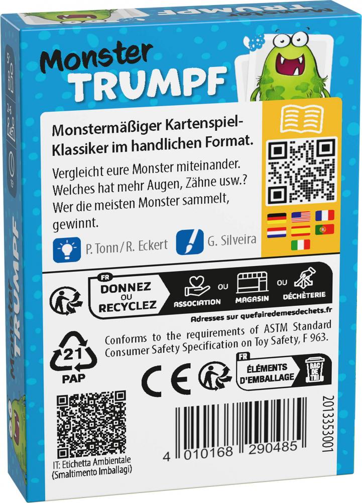 HABA Kartenspiel Monster Trumpf Reisespiel ab 5 Jahren
