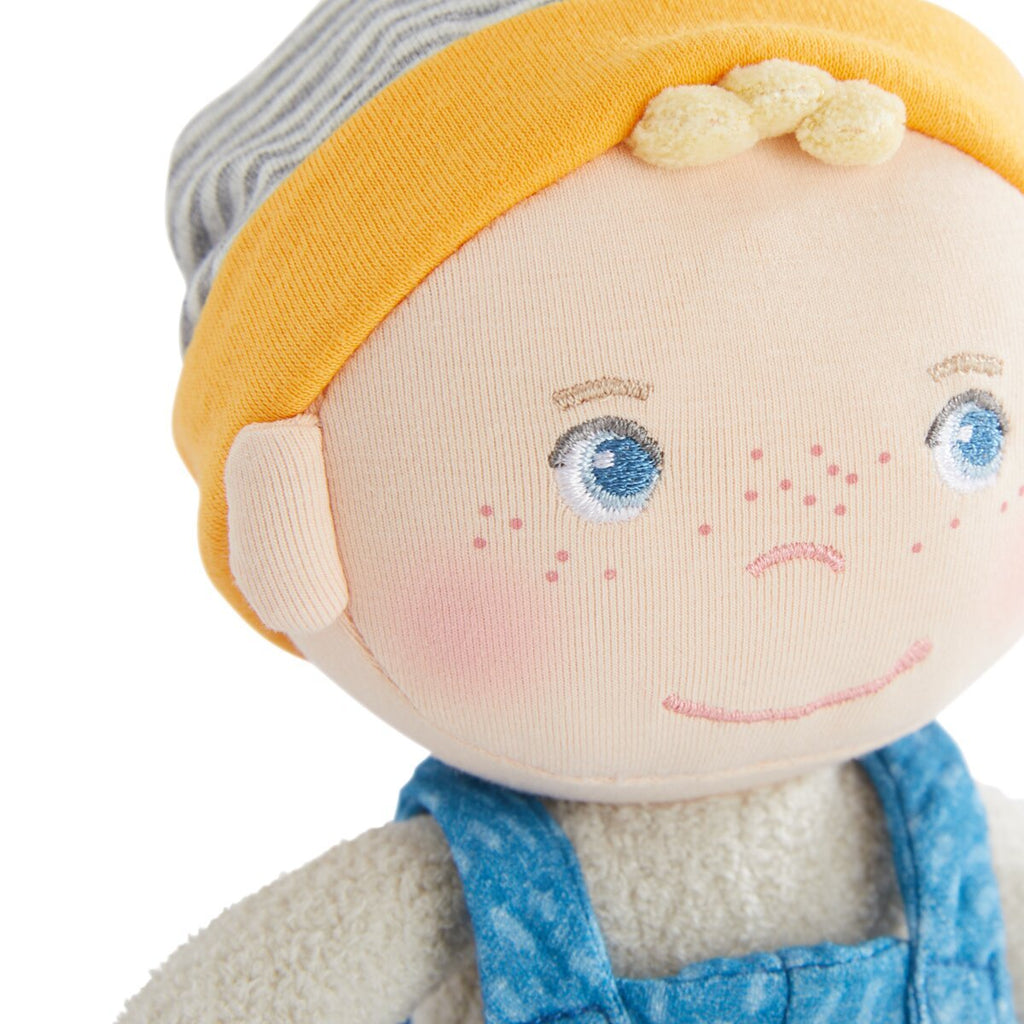HABA Kuschelpuppe Lasse weich & sicher für Babys ab 6 Monaten