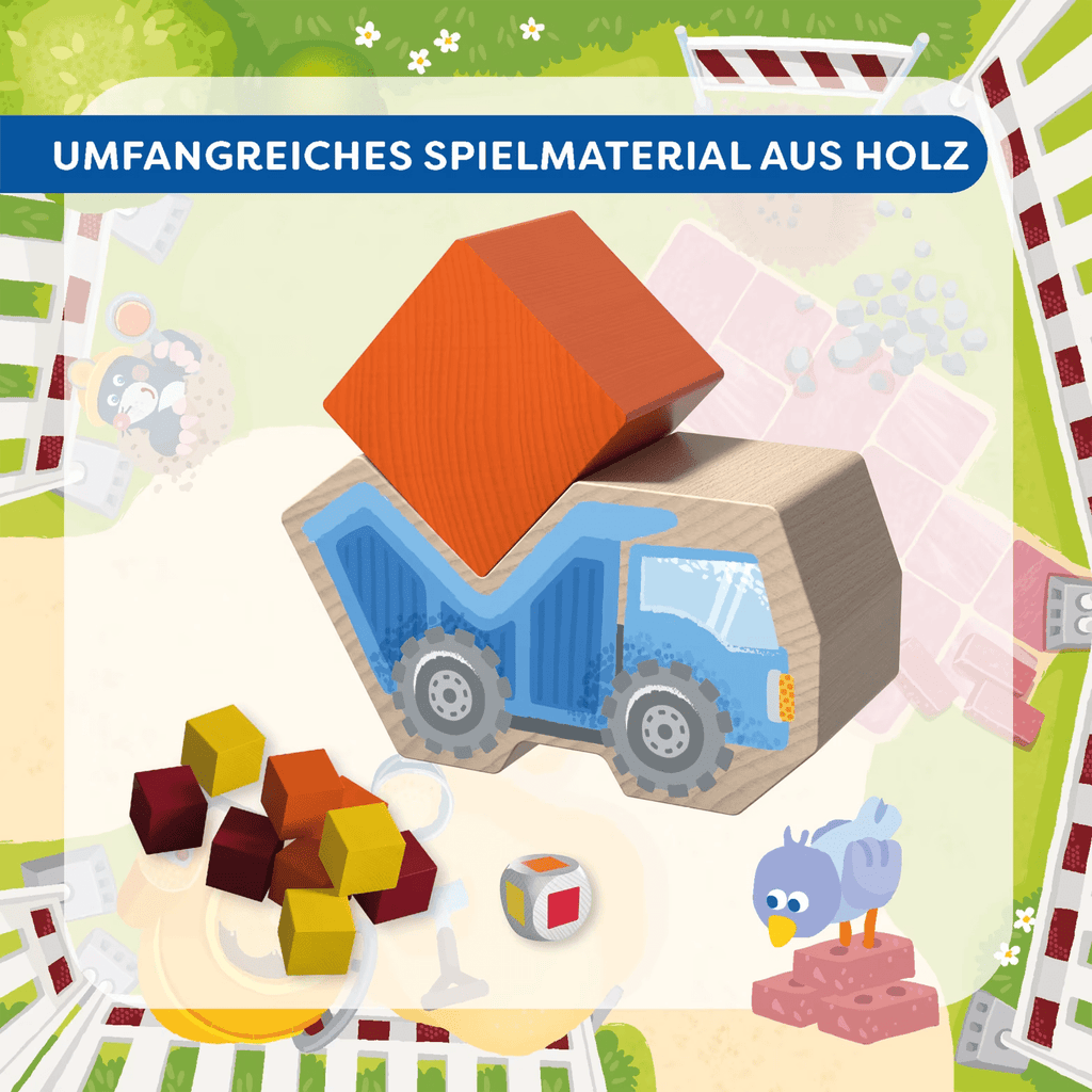 Meine ersten Spiele von HABA – Stapelspiel ab 2 Jahren Material