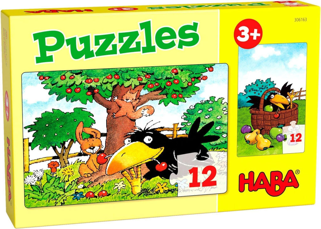 HABA - Puzzles Obstgarten, 12 Teile - Haba