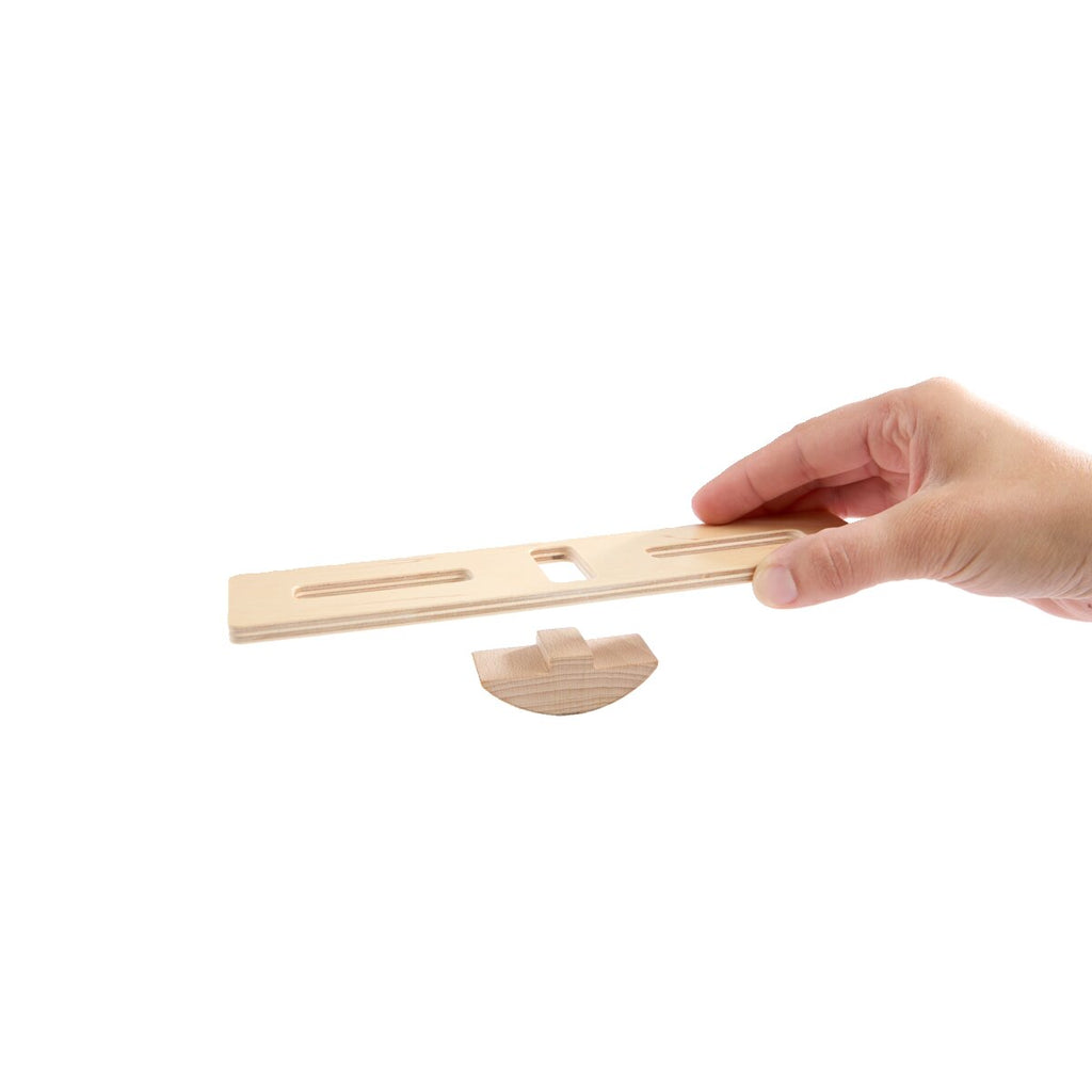 HABA Tier auf Tier Deluxe mit Wippe & 30 Holztieren – Stapelspiel ab 4 Jahren
