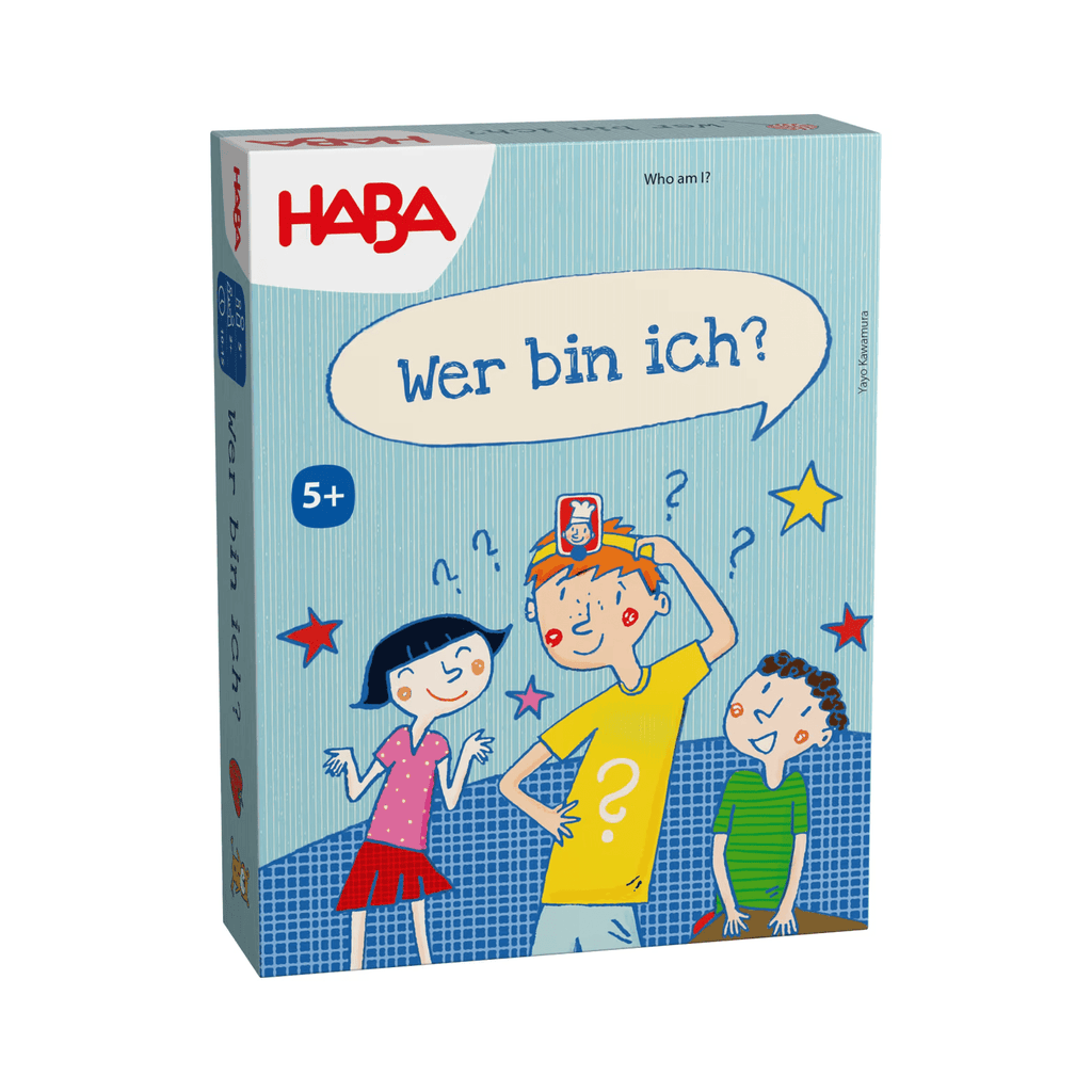 HABA Wer bin ich Spiel ab 5 Jahren mit Stirnband und Karten
