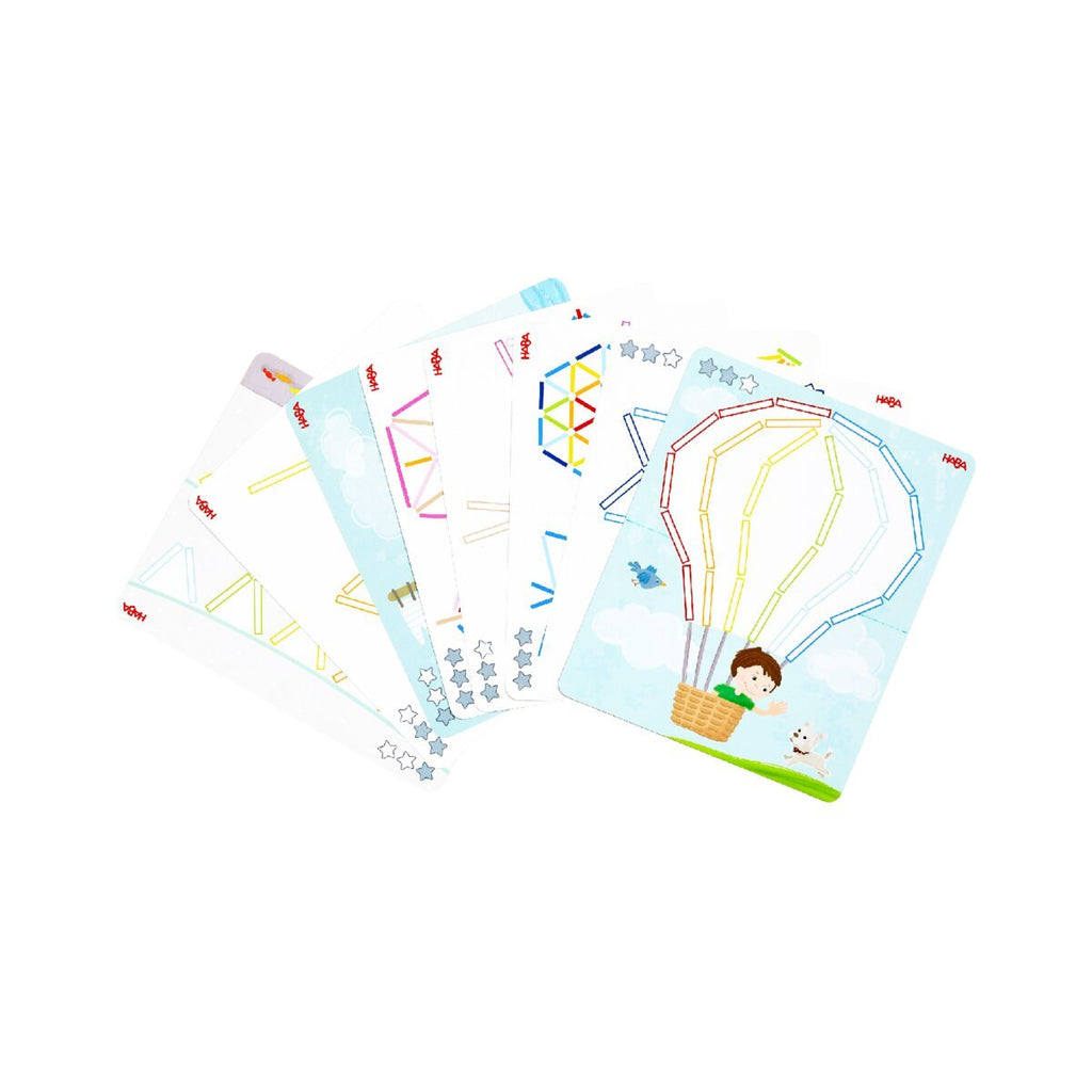 HABA Stabix Zuordnungsspiel – buntes Lernspiel mit Holzstäbchen