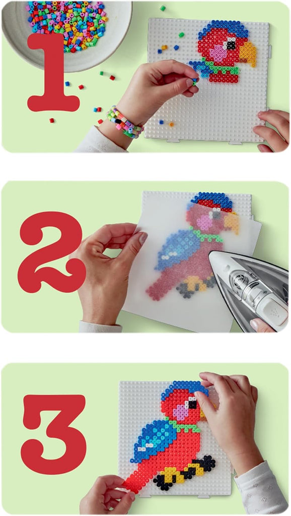 Hama Perlen Dose mit Steckplatten für Kinder ab 5 Jahren
