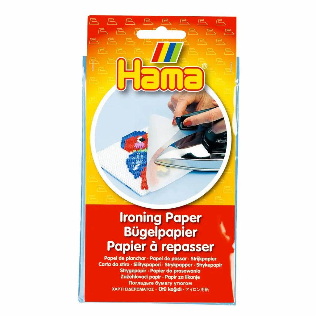 Hama Bügelpapier Blister für Bügelperlen, hitzebeständig und wiederverwendbar