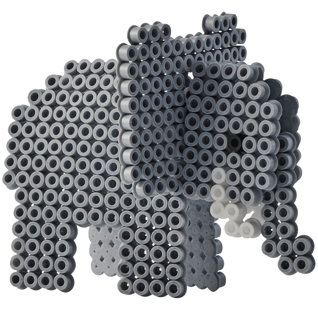 Hama 3D Safari Set mit 2500 Bügelperlen & viereckiger Stiftplatte ab 5 Jahren