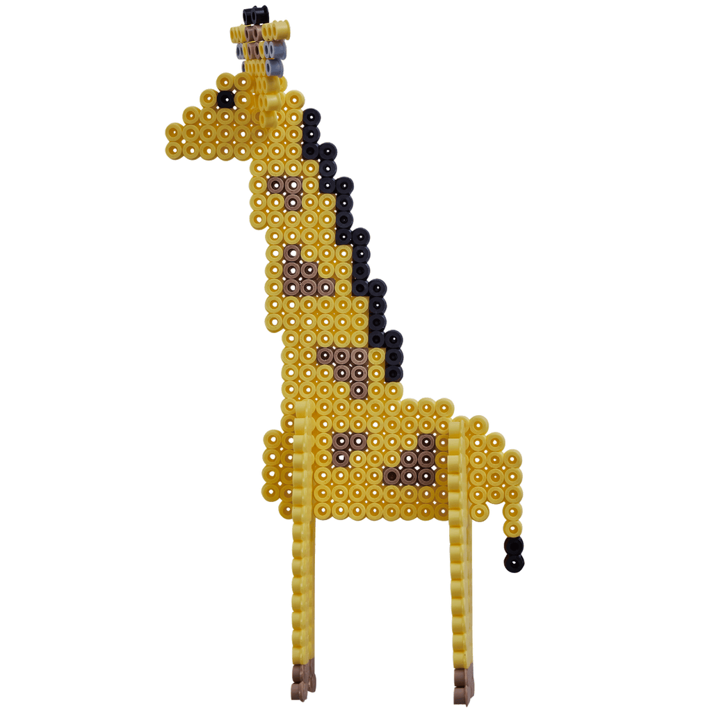 Hama 3D Safari Set mit 2500 Bügelperlen & viereckiger Stiftplatte ab 5 Jahren