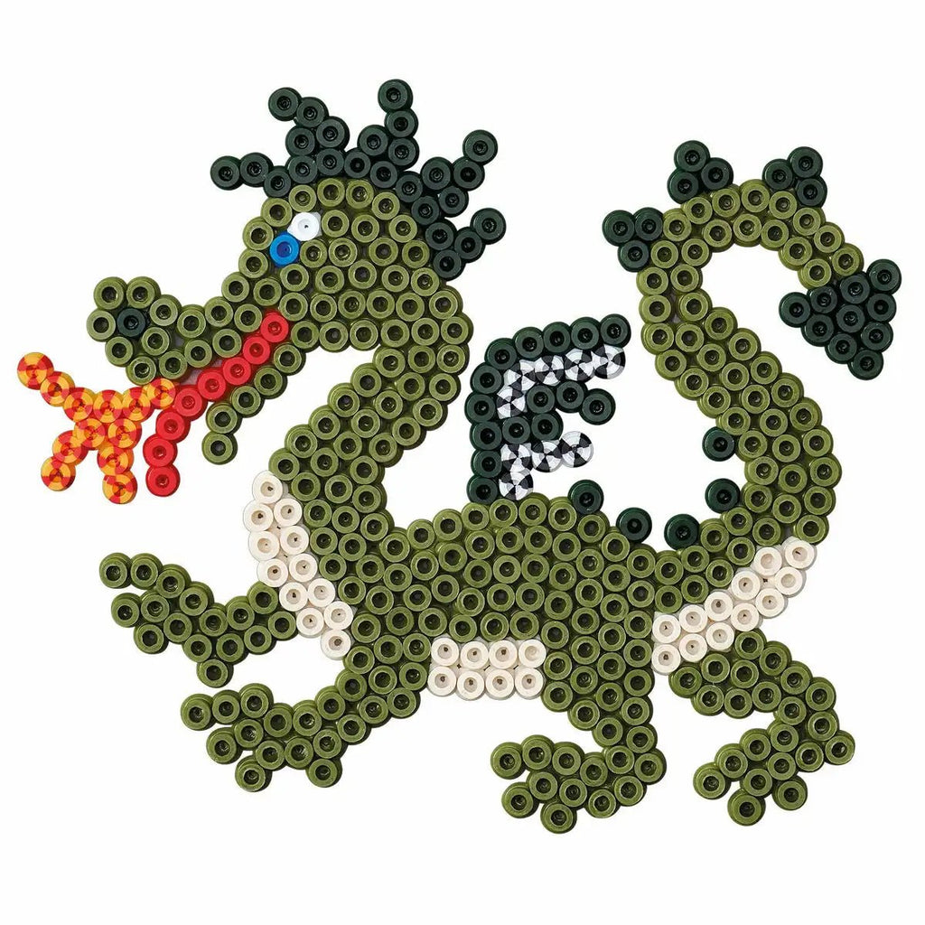 Hama Bügelperlen Drache Set mit 1100 Perlen & Stiftplatte für Kinder ab 5 Jahren