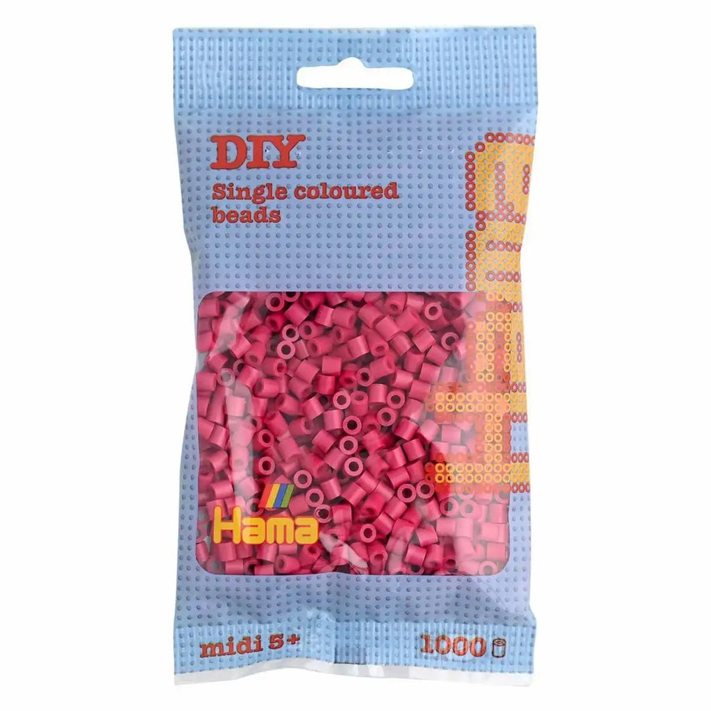 Hama Bügelperlen Midi violett 1000 Stück Beutel für kreative Motive