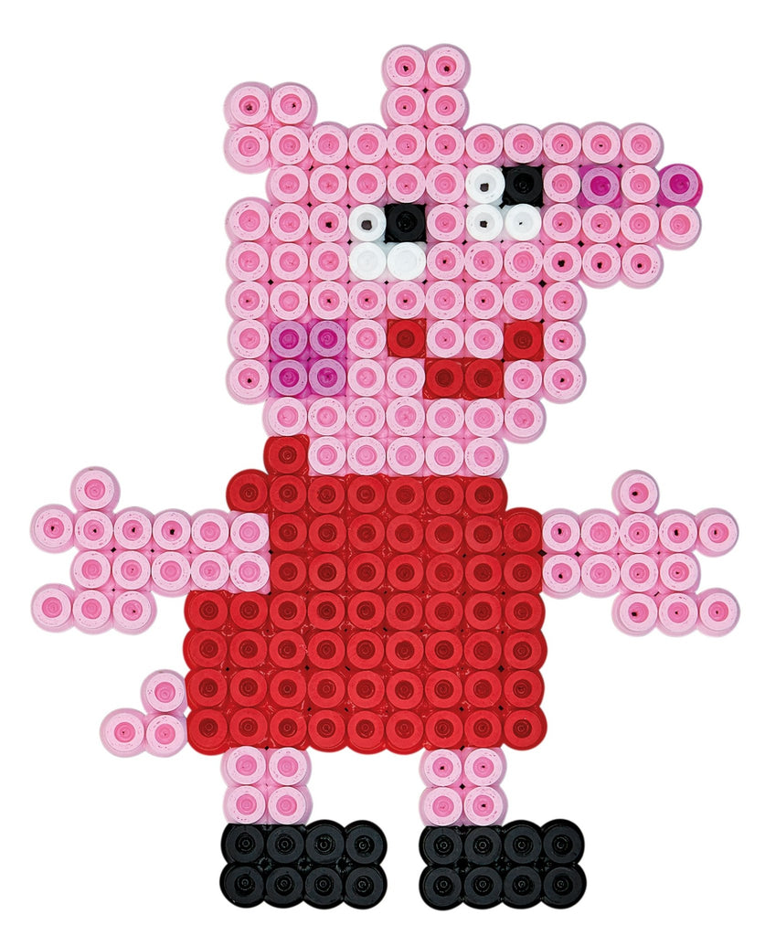 Hama Peppa Pig Set mit 2000 Bügelperlen & großer Stiftplatte ab 5 Jahren 