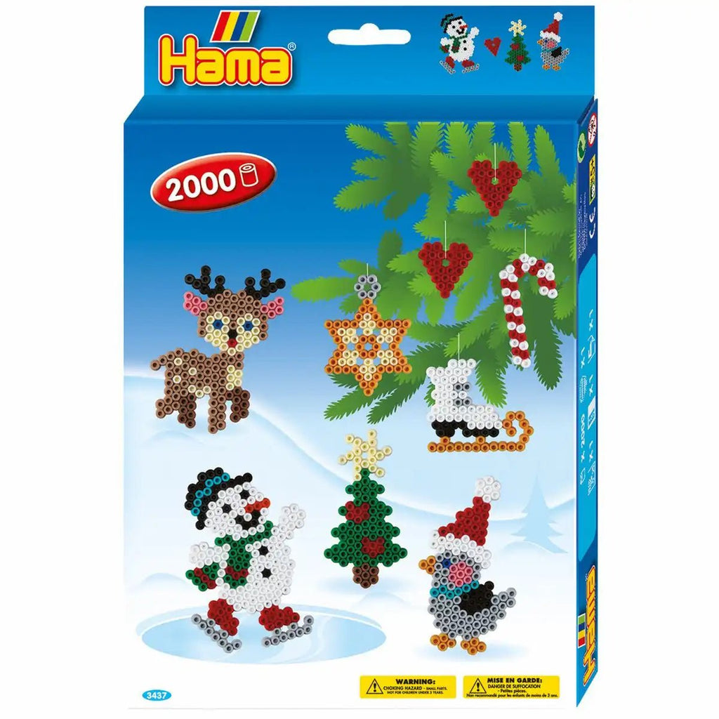 Hama Bügelperlen Weihnachten – 2000 Perlen & Zubehör für Kinder ab 5 Jahren