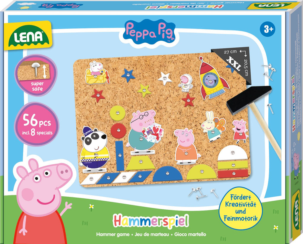 Hammerspiel Peppa Pig, Faltschachtel - Simm Spielwaren