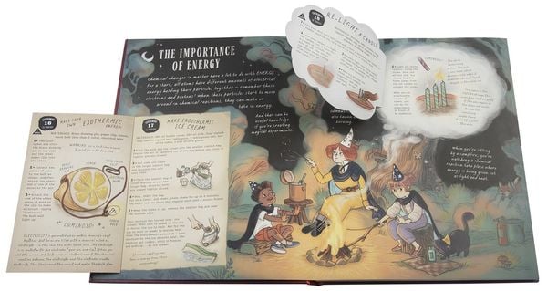 Experimentierbuch mit Edelstein im Cover
