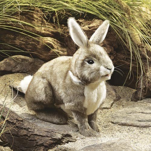 Handpuppe - Baumwollschwanz - Kaninchen / Rabbit, Cottontail - Folkmanis