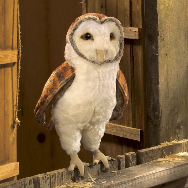 Handpuppe - Schleiereule / Barn Owl - Folkmanis