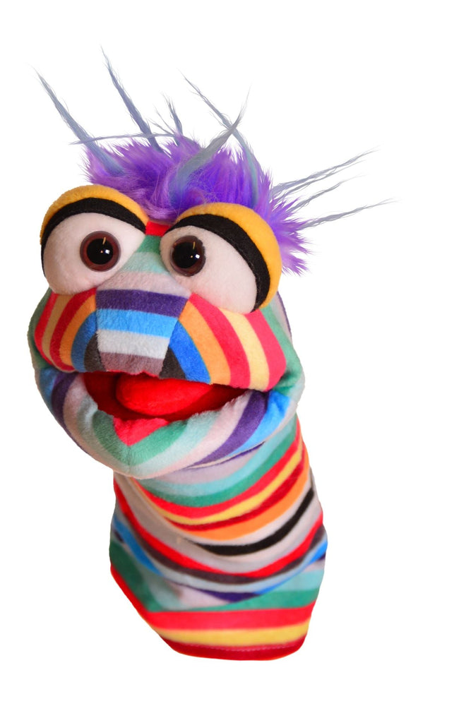 Living Puppets Schnappelchen Handpuppe, Quasselwurm mit bespielbarem Maul