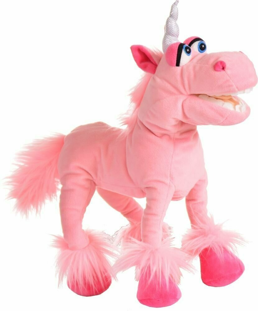 Handspielpuppe - Einhorn - Hörnchen - Living Puppets