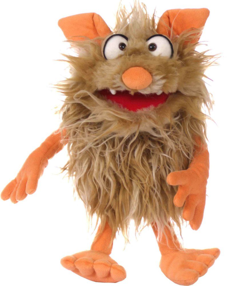 Handspielpuppe - Flausi Monster Hamster 35cm - Living Puppets