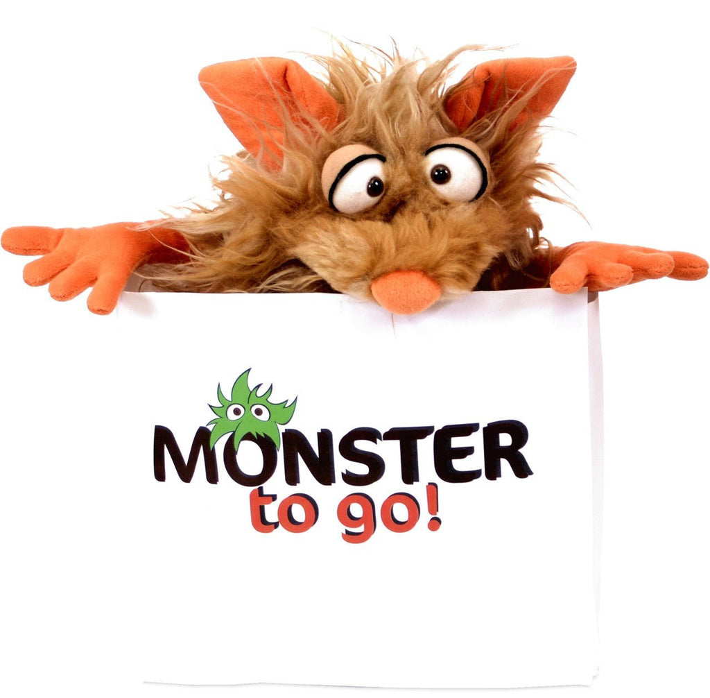 Handspielpuppe - Flausi Monster Hamster 35cm - Living Puppets