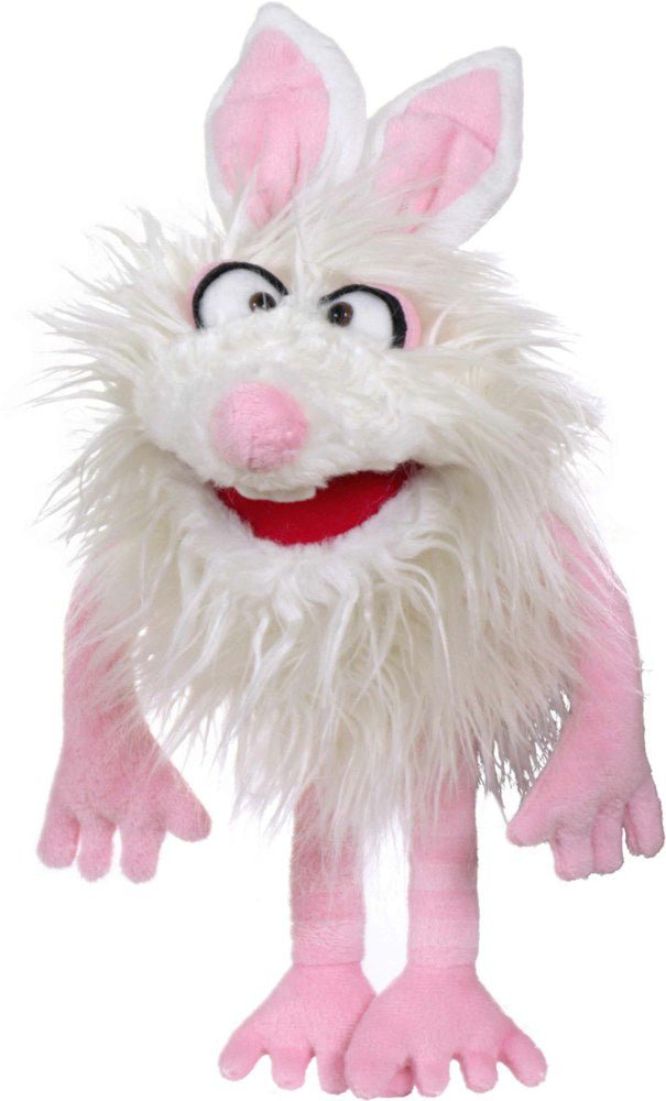 Handspielpuppe - Flöckchen Hase 34cm - Living Puppets