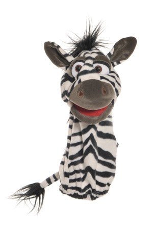 Handspielpuppe - Quasselwurm - Zebra - Living Puppets