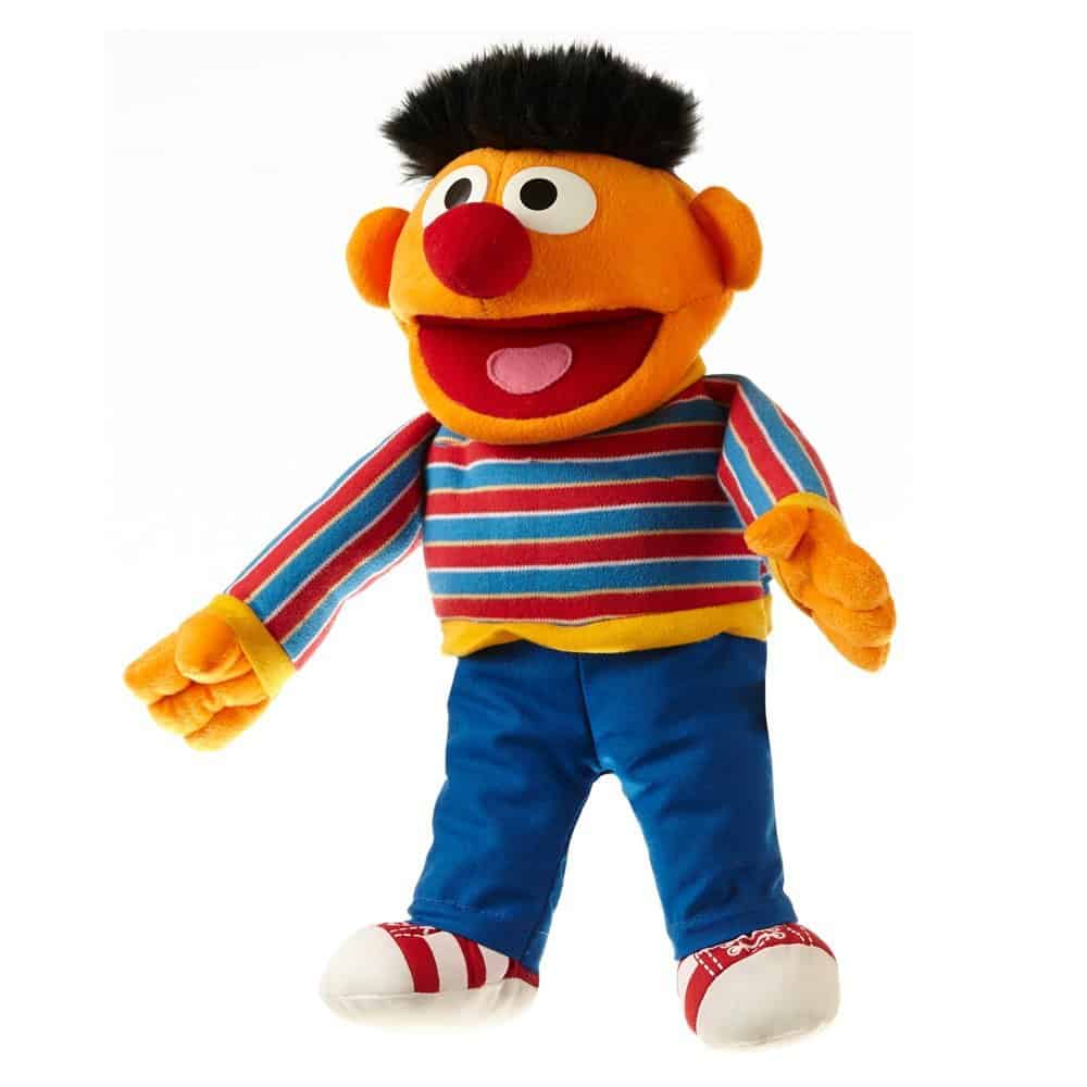 Handspielpuppe - Sesamstrasse Ernie Handpuppe 37cm         - Living Puppets