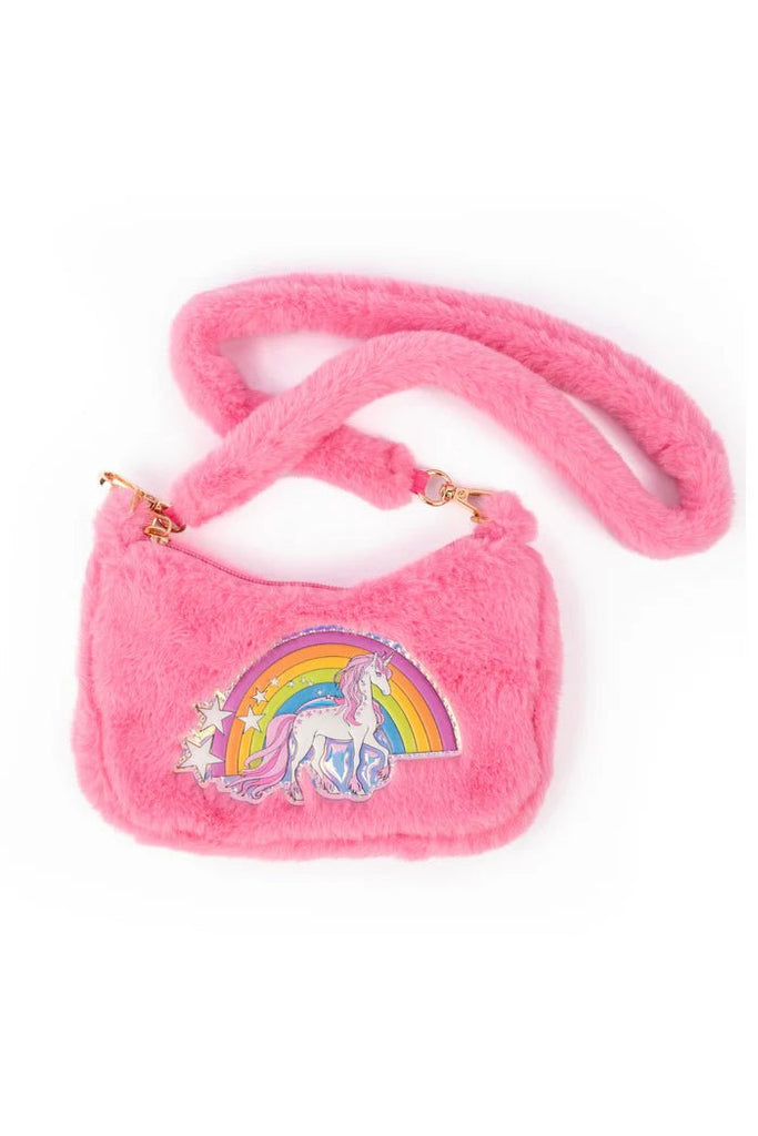 Handtasche - Rainbow Cuddle Crossbody Purse, Pink - Great Pretenders