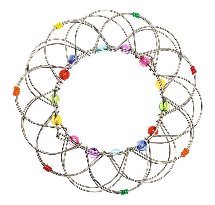 Kreatives Drahtspiel ab 6 Jahren – Mandala-Blume