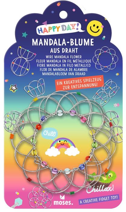 Mandala-Blume Drahtspielzeug von Moses Verlag