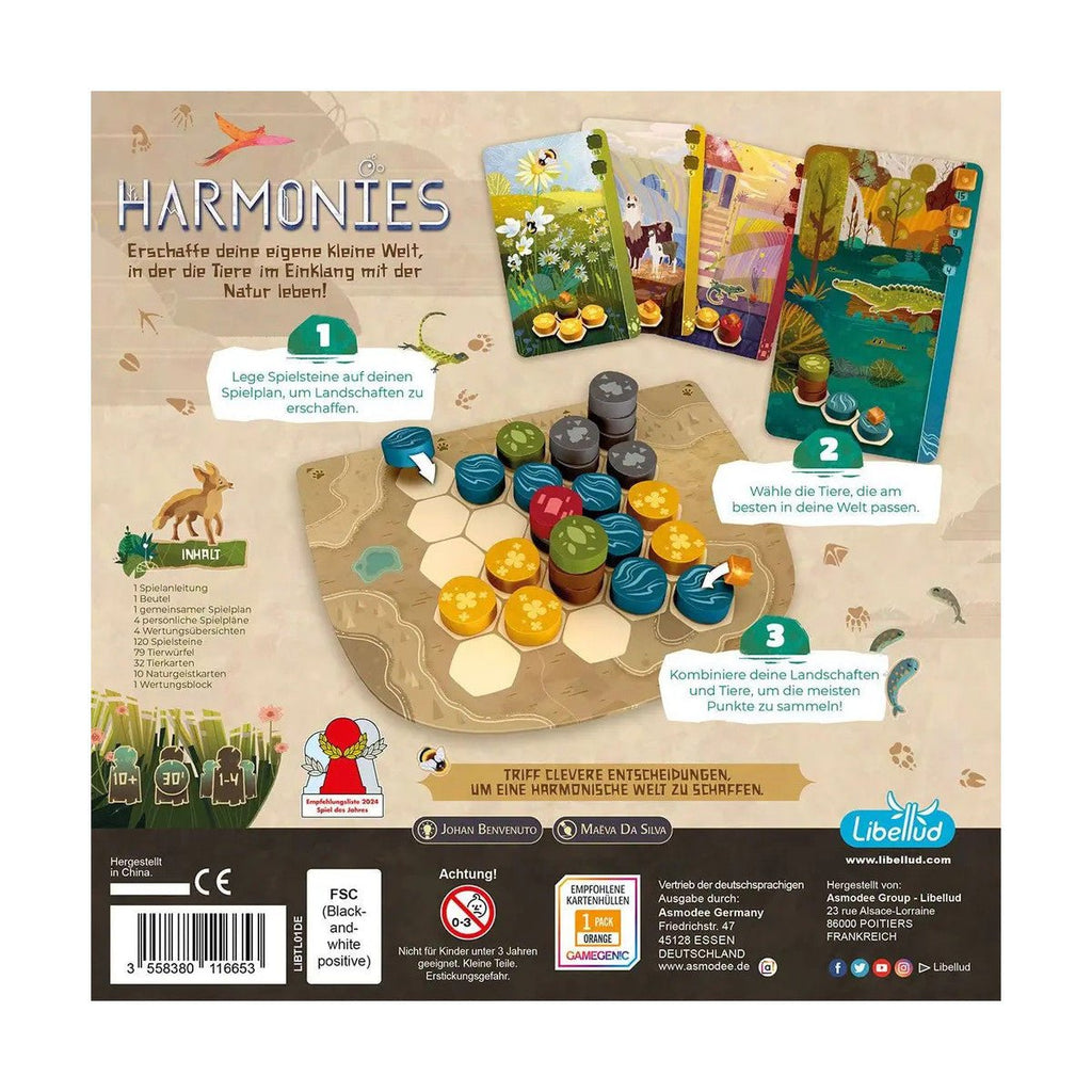 Familienspiel Harmonies ab 10 – Spiel des Jahres Empfehlung 2024
