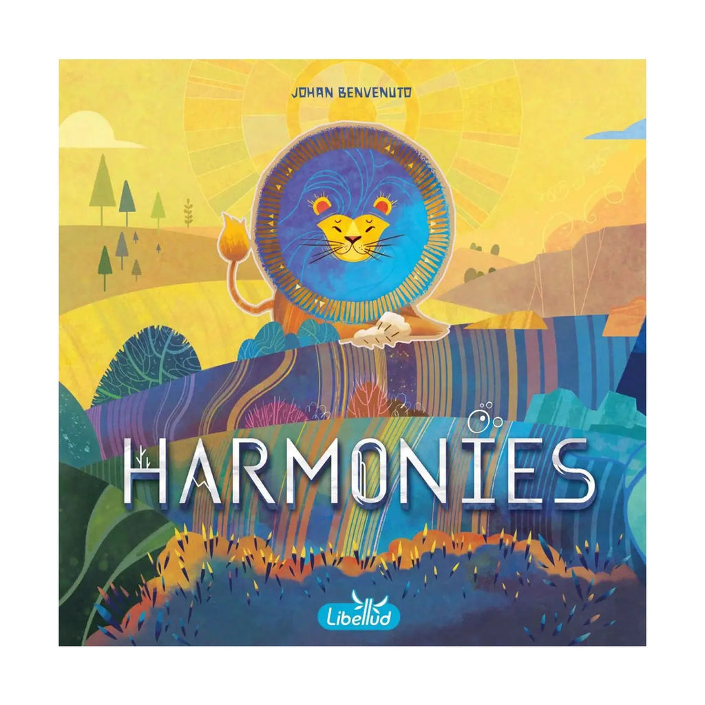 Harmonies Puzzlespiel mit Holzsteinen ab 10 Jahren für 1–4 Spieler
