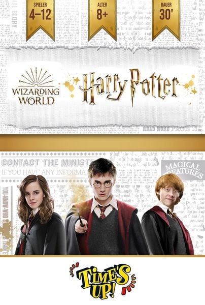 Time’s Up Hogwarts Edition für Familien und Freunde
