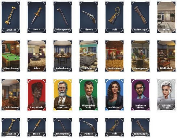 Kinder spielen Cluedo Kompakt unterwegs auf Tisch im Zug
