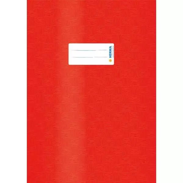 Herma Heftschoner A4 transparent rot PP mit Beschriftungsfeld