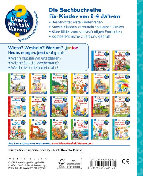 Heute, morgen, jetzt und gleich / Wieso? Weshalb? Warum? Junior Bd.56 - Ravensburger