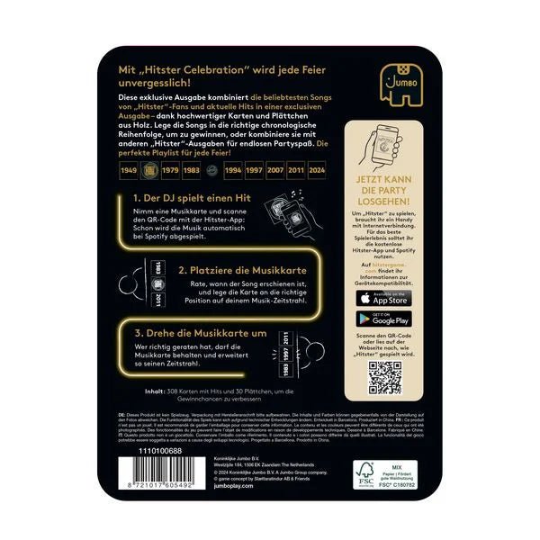 Weihnachts- und Silvesterlieder im Hitster Celebration Mix Spielanleitung