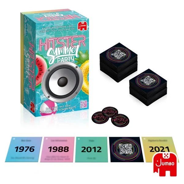 Jumbo Spiele Hitster Summer Party – Musikratespiel Inhalt
