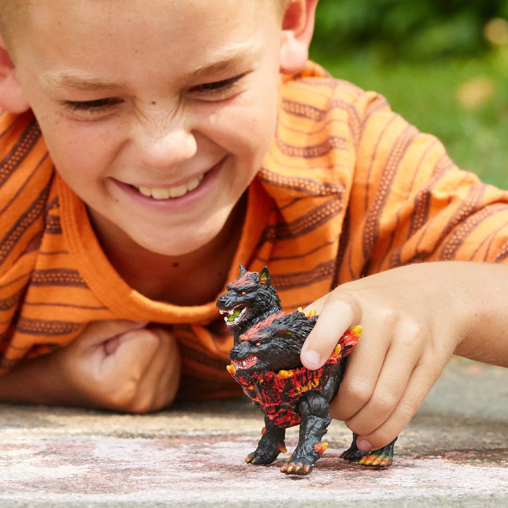 Fantasiewelt Spielfigur Höllenhund detailreich modelliert
