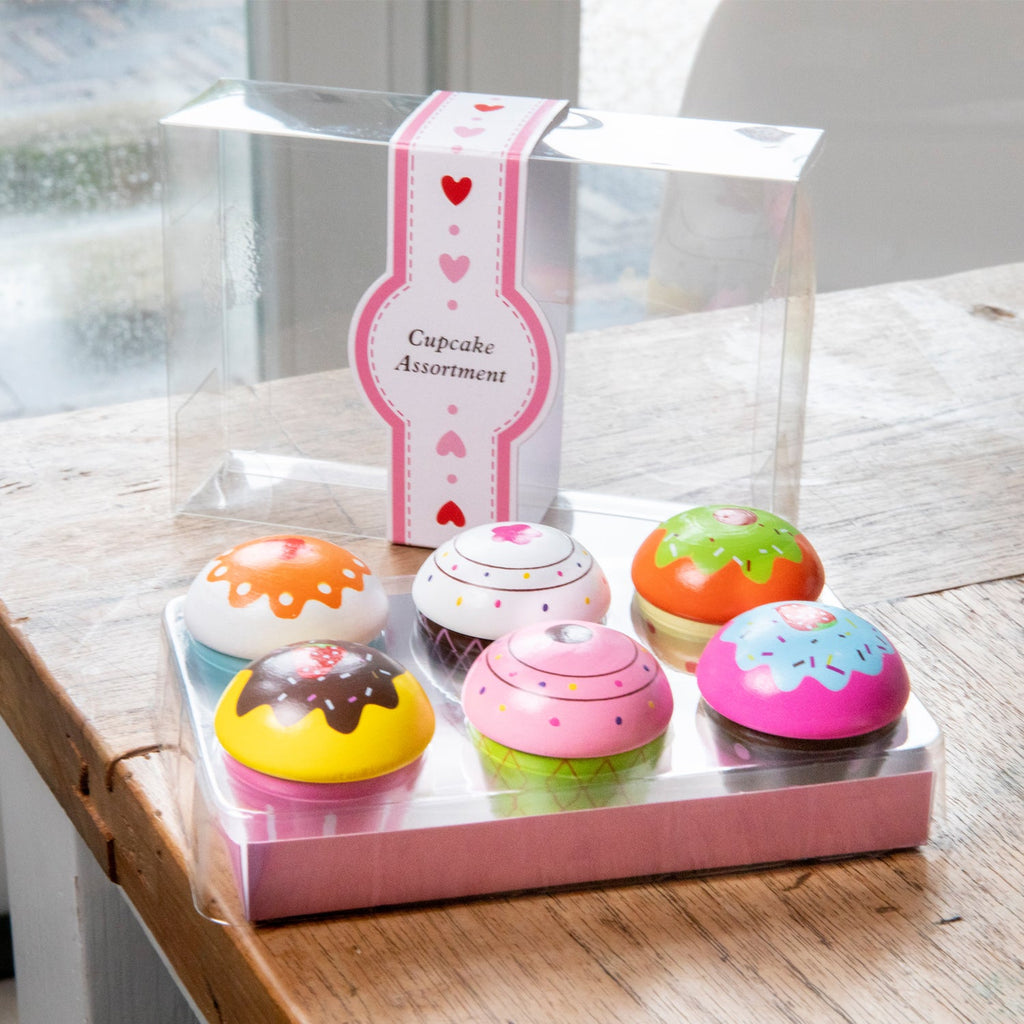 Holz - Cupcakes 6er Packung - New Classic Toys