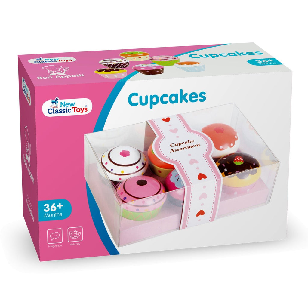 Holz - Cupcakes 6er Packung - New Classic Toys