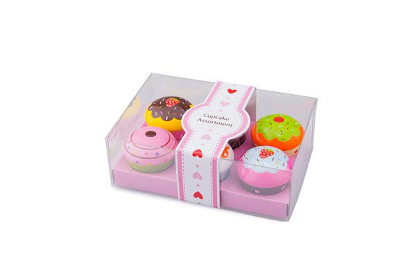 Holz - Cupcakes 6er Packung - New Classic Toys