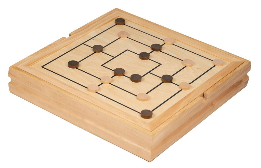 Holz Spielesammlung 10 in 1 FSC, mit Schach, Backgammon, Dame, Karten & mehr