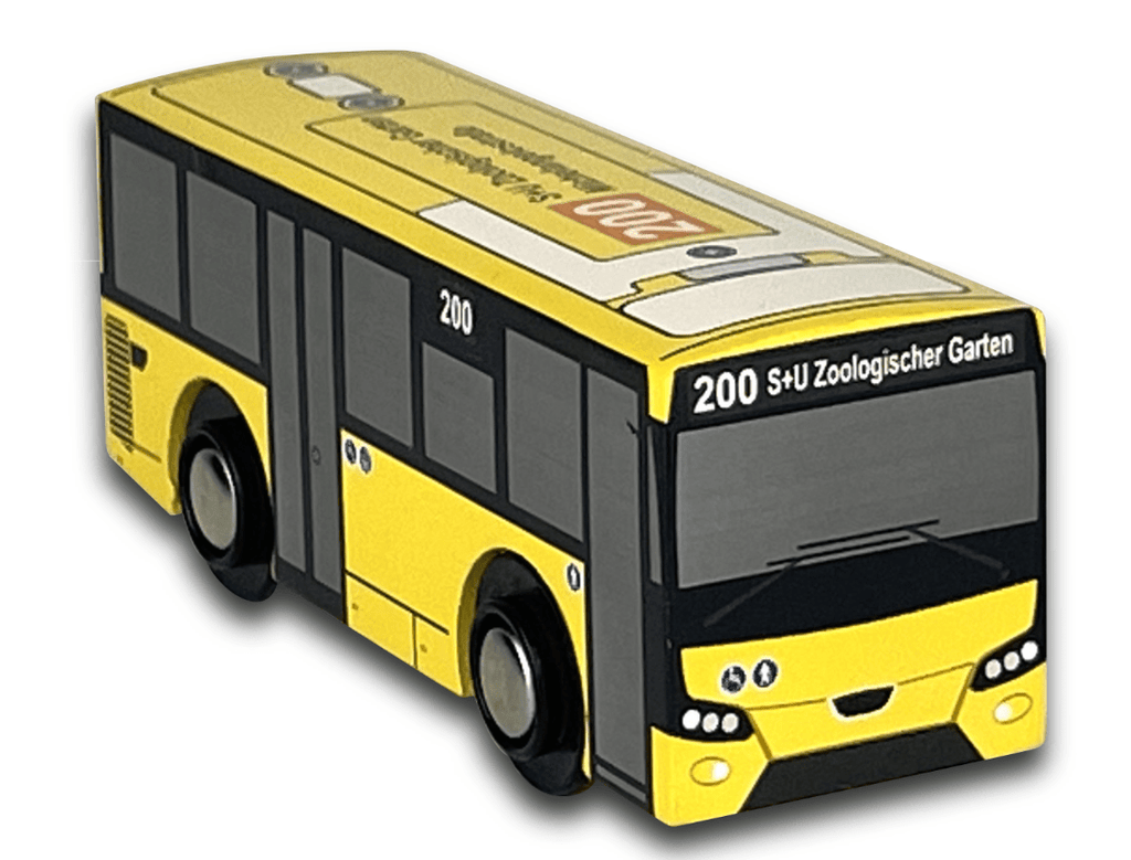 Berliner Holz Stadtbus Linie 200 für Holzeisenbahn-Spielwelten
